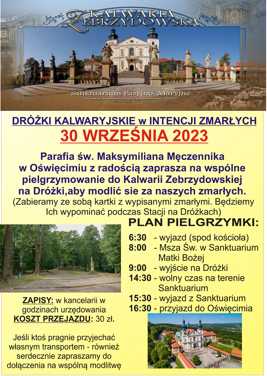 Wyjazd do Kalwarii Zebrzydowskiej