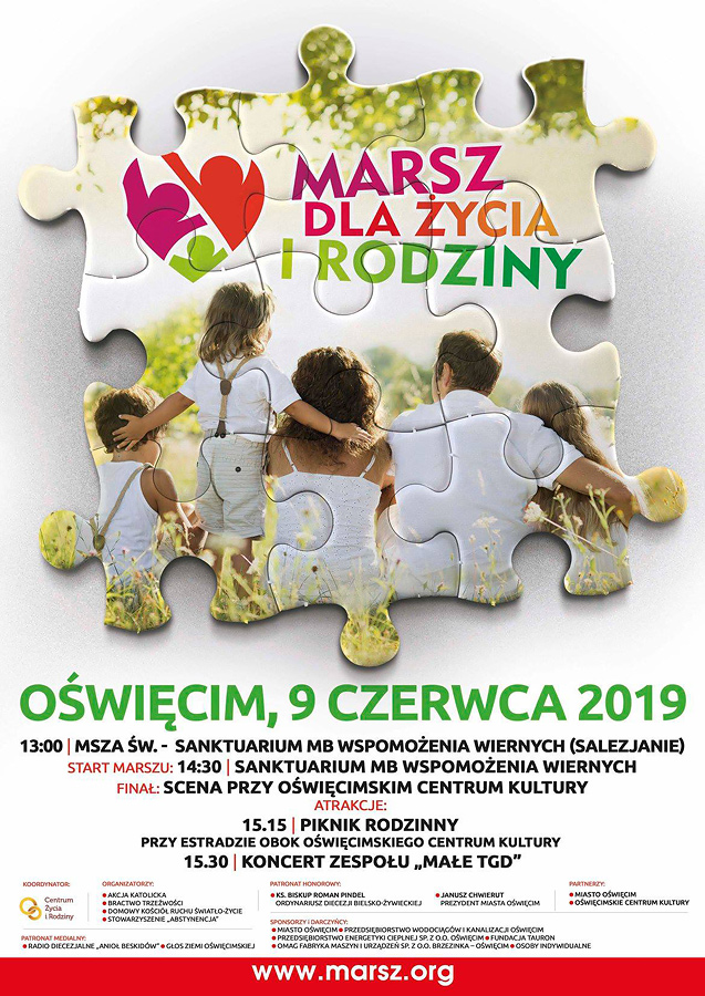 Marsz dla Życia i Rodziny - plakat.